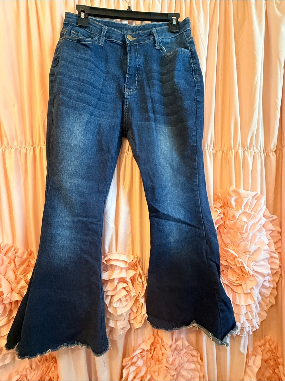 Dark Blue Women's Flared Jeans